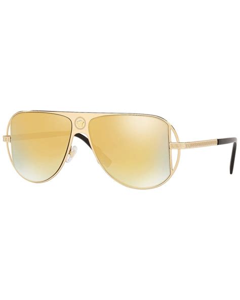 versace ve2212|Versace VE2212 Pilot Sunglasses for Men .